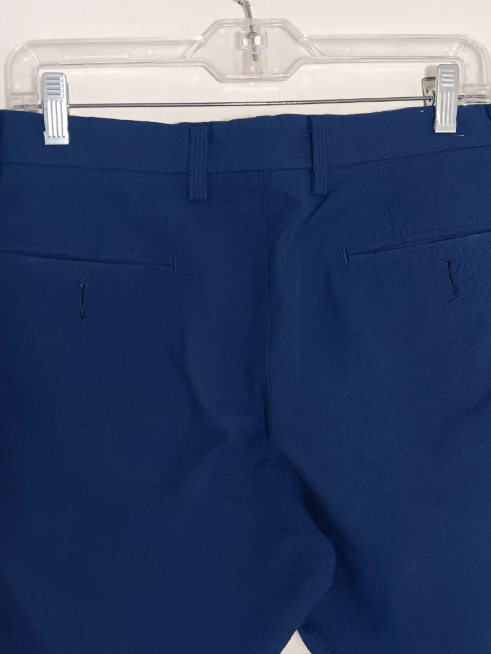 Jcrew club mens performance shorts blue flat front 30W 9